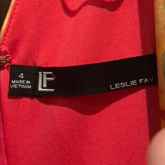 Leslie Faye Multicolored Dress NWT - Picture 3 of 4